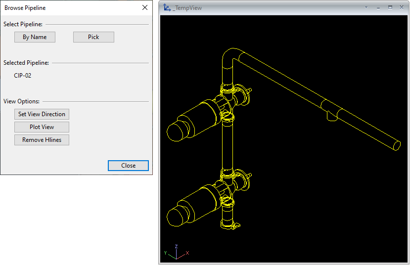 Browse pipeline example